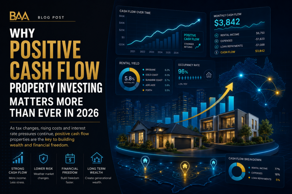 019ef786 f600 7732 80f0 bcd624c8e64e Why Positive Cash Flow Property Investing Matters More Than Ever In 2026